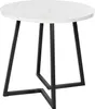 OKWISH Table À Manger Ronde - Plateau Marbré Avec Pieds Voir les images du produit 10