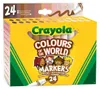 Crayola - Les couleurs du monde 24 ponta maxi Voir les images du produit 2
