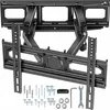 A black TV wall mount and its accessories are displayed against a white background. Náhľad obrázku produktu