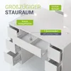 Juskys Schminktisch Malia und Hocker Tonia mit LED, 7 Produktbild-Vorschau 4