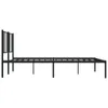 vidaXL Cadre de lit avec tête de lit en métal noir 200x200 Voir les images du produit 6