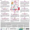 The image shows the packaging of a creative manicure set for children, with various languages describing the contents and instructions. Podgląd zdjęcia produktu