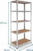 rackfriends regał metalowy 210x100x50 cm w kolorze Podgląd zdjęcia produktu 2
