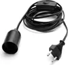 Lampenfassung max. 60W E27 Schwarz 3,5m Kabel mit Stecker & Produktbild-Vorschau 2