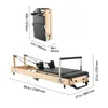 VEVOR reformer Pilates pieghevole in legno per l'uso nella Anteprima dell’immagine prodotto 8