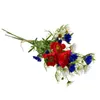 Blumenstrauß aus weißen Gänseblümchen mit Mohn 70 cm Produktbild-Vorschau 3