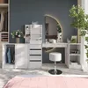Toaletní stolek Vicco Sherry Bílá vysoký lesk 81.4 cm se Náhled obrázku produktu 7