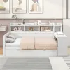 MODFU Schlafsofa Tagesbett 90x200cm mit Nachttischablage Produktbild-Vorschau 5