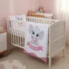 Baumwollbettwäsche 100x135 + 40x60 Rosa Elefant Produktbild-Vorschau 4