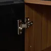 Credenza Merax con 4 ante nere, cassettiera con 2 cassetti, Anteprima dell’immagine prodotto 7