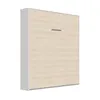 Schrankbett M1(40 cm Tiefe) 140x200 Vertikal Weiss/Kaiser Produktbild-Vorschau 1