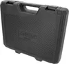 A black plastic tool case with a textured surface and a handle. Produktbild-Vorschau