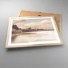 Gerahmtes Poster - Rahmen in heller Eiche - Palmen Strand Produktbild-Vorschau 3