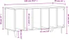 [Home] Plattenschrank Grau Sonoma 100x38x48 cm Produktbild-Vorschau 9