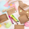 100 buste a forma di cuore, realizzate in carta kraft, Anteprima dell’immagine prodotto 4