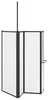 vidaXL Duschwand Weiß 120 x 70 x 137 cm Aluminium Produktbild-Vorschau 4