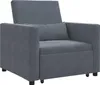 vidaXL Divano letto estraibile singolo con rotelle, grigio Anteprima dell’immagine prodotto 8
