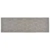 vidaXL Tapis de cuisine lavable losange 60x180 cm velours Voir les images du produit 1