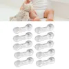 10 stücke Baby Sicherheit Schlösser Schlag Freies Kind Lock Produktbild-Vorschau 3