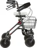 Dietz FAKTO+ Standardrollator 346NPU mangan grey metallic Produktbild-Vorschau 2