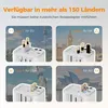 TESSAN Reiseadapter Weltweit mit 2 USB A 3 USB C Produktbild-Vorschau 4