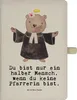 Mr. & Mrs. Panda notizbuch Pfarrerin Herz - Transparent - Produktbild-Vorschau 1