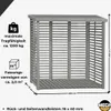 Kaminholzregal FLAMMO L mit Rückwand Produktbild-Vorschau 3