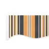 vidaXL Toile de store Multicolore Rayé 4x3 m Voir les images du produit 5