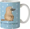 Mr. & Mrs. Panda Pott Schnabeltier Mut - Blau Pastell - Produktbild-Vorschau 1