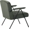 A studio shot of a green armchair. Produktbild-Vorschau