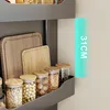 Mehrstufiges Regal Stauraumregal Kühlschrank-Hängeregale Produktbild-Vorschau 2
