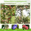 COSTWAY 212 x 40 x 213 cm Růžový oblouk s krmítkem pro Náhled obrázku produktu 5