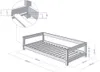 Children's single bed Study 120x200 cm - White Produktbild-Vorschau 2