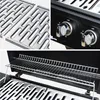 Barbecue a gas a 4 bruciatori con fuoco laterale, Nero Anteprima dell’immagine prodotto 4