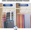 5‑in‑1 Faltbarer Hosenbügel 2 Stück, Platzsparender Produktbild-Vorschau 5