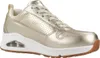 A single gold sneaker is shown against a white background. Voir les images du produit