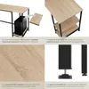 Bureau informatique DONEGAL 140x60x76,5cm - Bois clair Voir les images du produit 4