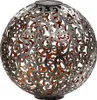 Dehner Solarkugel Luanda, Ø 40 cm, Metall, silber/kupfer Produktbild-Vorschau 1