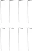 A grid of eight identical silver L-shaped tools against a white background. Produktbild-Vorschau