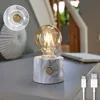 Vintage Akku Glühbirne Edison LED Tischlampe USB-C dimmbar Produktbild-Vorschau 2