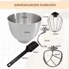 Syntrox Germany Teigknetmaschine Snilex 1300W 6,5L mit Produktbild-Vorschau 7