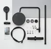 CECIPA Schwarz Thermostat-Duschsäulen-Rundduschset mit Produktbild-Vorschau 11
