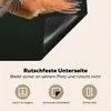 KitchenYeah© Herdabdeckplatte Kolibri - Federn - Schwarz , Produktbild-Vorschau 5