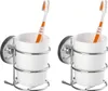 WENKO 2er Set Zahnputz Becher Zahn Bürsten Halter ohne Produktbild-Vorschau 1