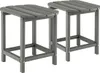 COSTWAY set di 2 tavolini da esterno, tavoli da giardino Anteprima dell’immagine prodotto 1