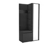 Garderobe LUTON 6 BLACK 16– Farbe: schwarz, moderner Produktbild-Vorschau 1