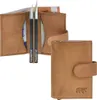 Bear Design Karten Portemonnaie Leder 8x10cm für 12 Karten Produktbild-Vorschau 1