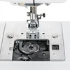 A close-up view of the needle plate and bobbin area of a sewing machine. Produktbild-Vorschau