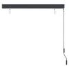 vidaXL Roleta zewnętrzna 140x250 cm antracytowa Podgląd zdjęcia produktu 4