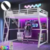 MODFU Patrová postel 90×200 cm, Dětská kovová postel pro Náhled obrázku produktu 1